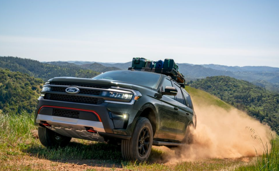 The 2023 Ford Expedition Timberline off-roading