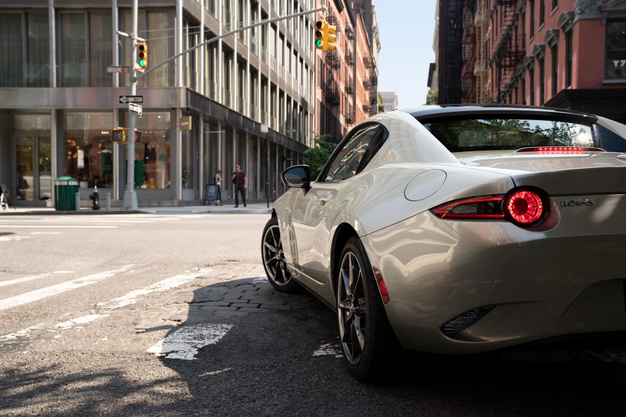 2022 Mazda MX-5 miata in white