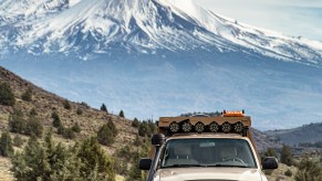 2001 Toyota Tacoma DIY Camper in the mountains