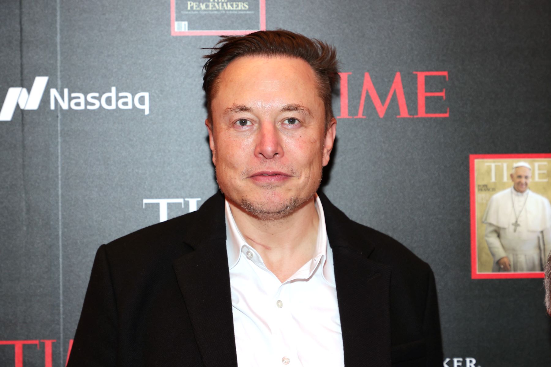 Elon Musk attending the TIME Person of the Year event in New York City