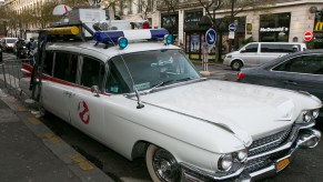 This 1959 Cadillac Series 62 is a Ghostbusters Ectomobile replica | Marc Piasecki/Getty Images