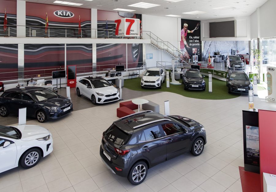 A kia car dealership