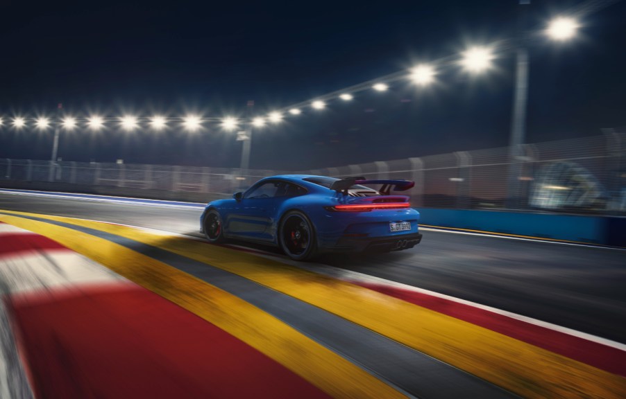 The 2022 Porsche 911 GT3 is one of MotorTrend's five quickest luxury cars of 2021