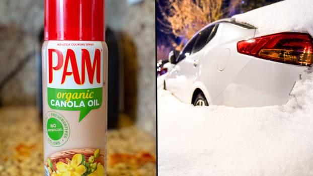 Cooking Spray Can Be Secret Weapon For Your Car This Winter