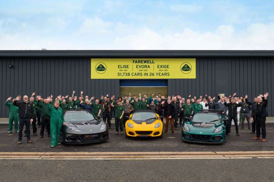 Production ends for the Lotus Elise, Exige, Evora, for Lotus killed these supercars