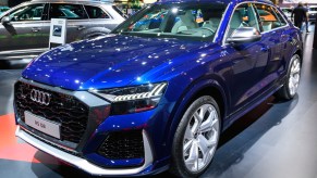 A child damaged an Audi Q8 like this one while bored at a dealership