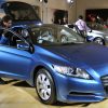 A blue honda CR-Z