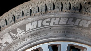 A Michelin tire.