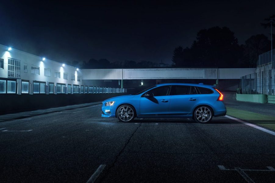 Volvo V60 Polestar profile view