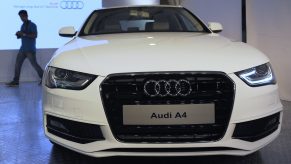 2012 Audi a4 in white. One like this was stolen in brazen car theft that turned into a kidnapping.