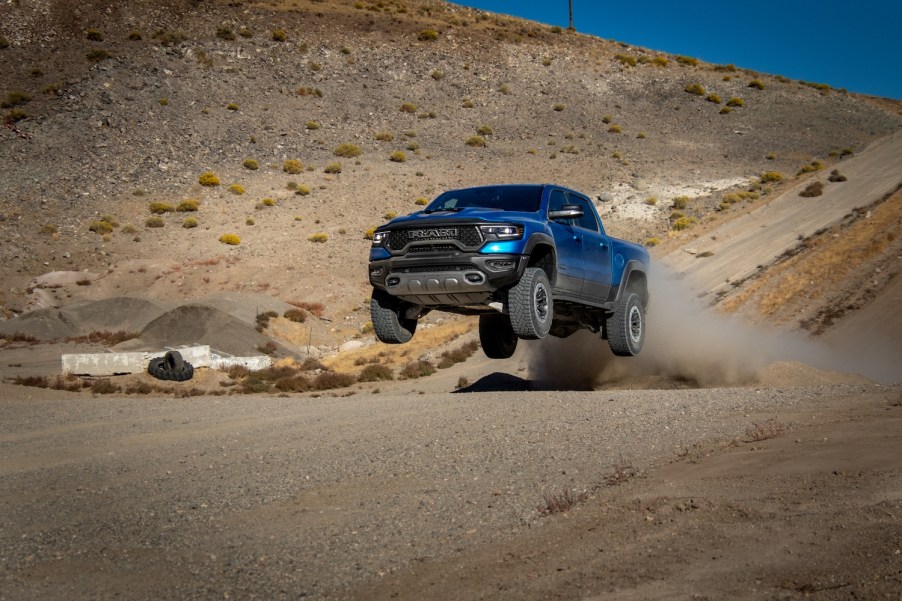 This Ram truck has permanent four wheel drive