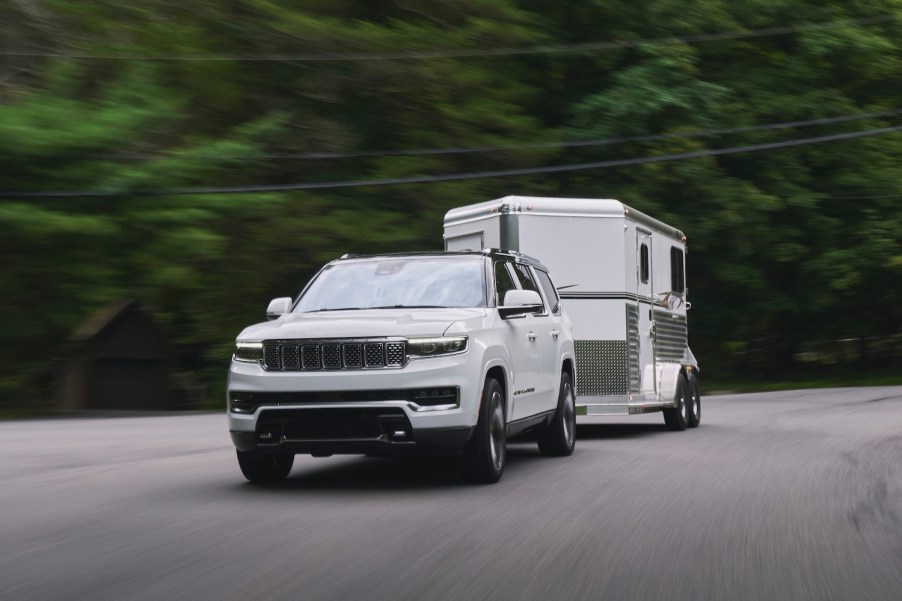 The towing capacity of the Ram based Grand Wagoneer leads its class