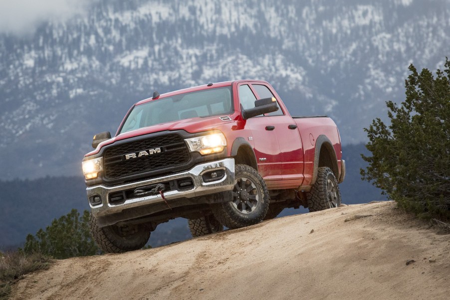 2022 Ram 2500 Power Wagon Crew Cab in the dirt