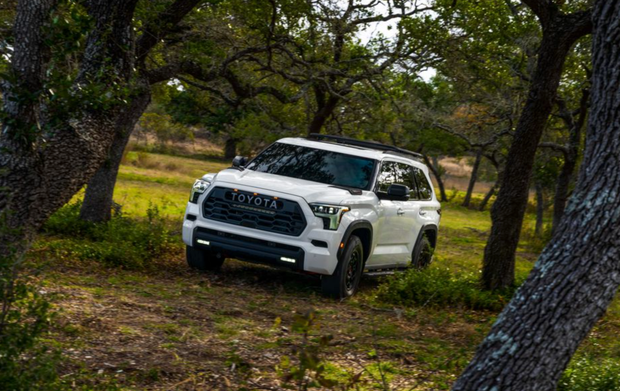 2023 Toyota Sequoia TRD Pro off-roading