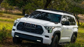 2023 Toyota Sequoia in a field