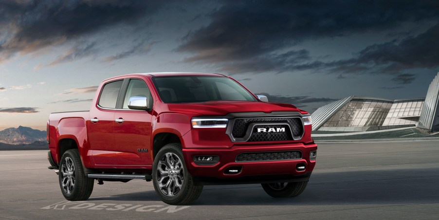 2023 Ram Dakota rendering