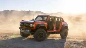 2022 Ford Bronco Raptor in sand