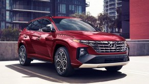 2022 Hyundai Tucson on the street