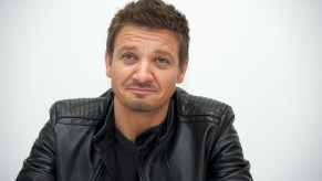 Actor Jeremy Renner plays Hawkeye in Disney Marvel Avengers