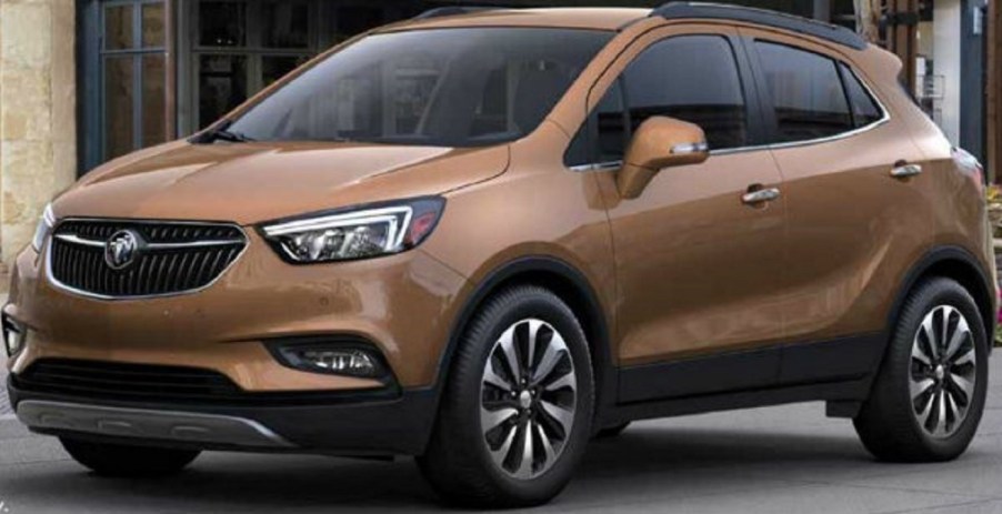 A brown color Buick Encore.