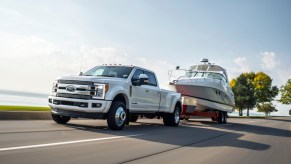 The 2018 Ford F-250 Super Duty is a used truck that has retained its value