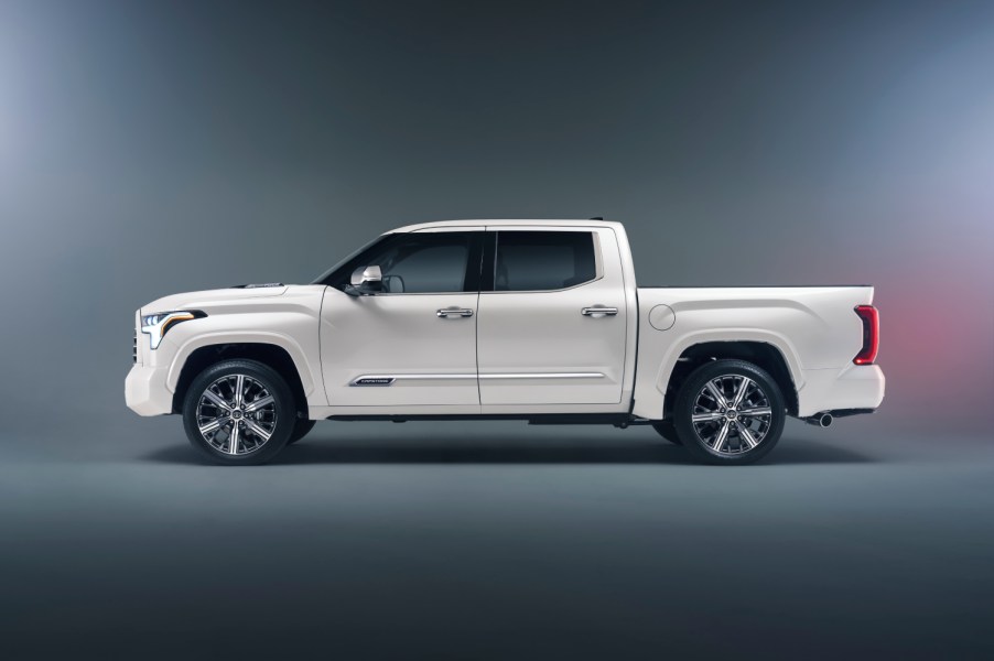 The Toyota Tundra Capstone like this one is a new luxury truck