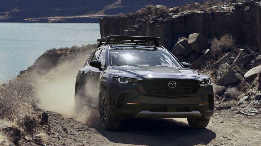 The 2023 Mazda CX-50 off-roading