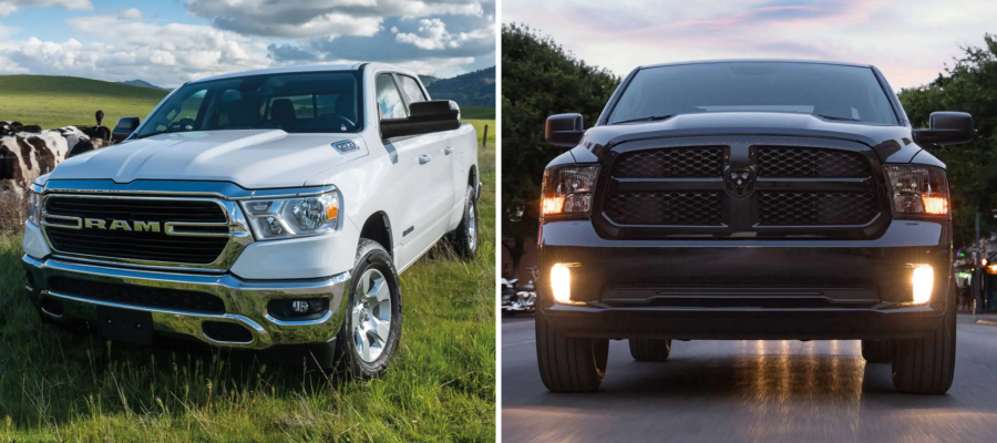 2021 Ram 1500 and 2022 Ram 1500 Classic full-size pickup trucks