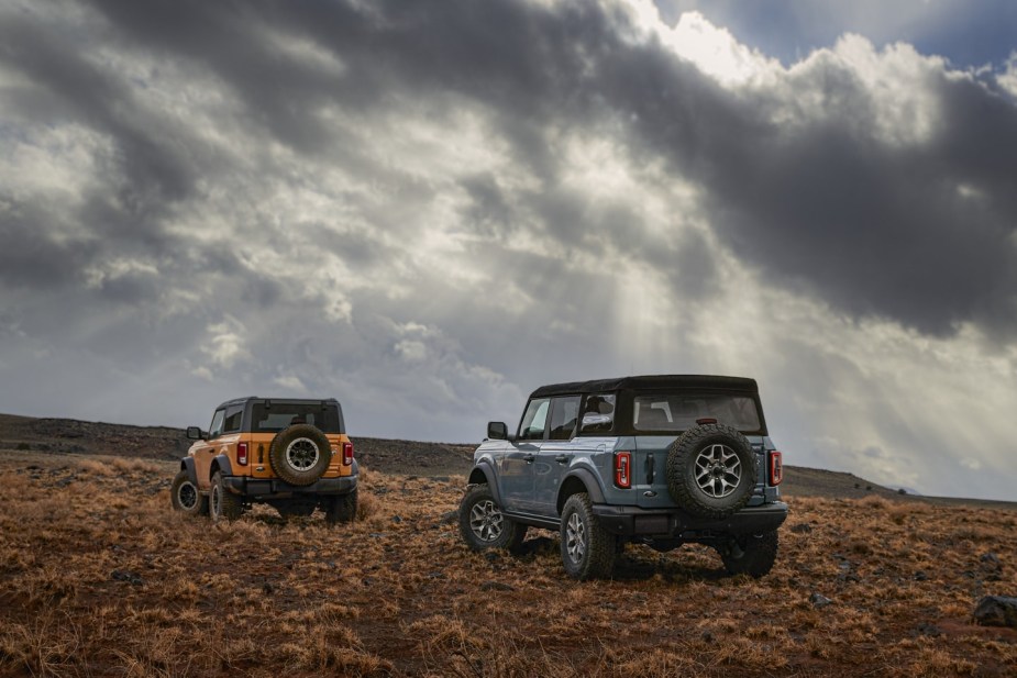 The Bronco is a great Toyota 4Runner Alternative, especially if you like goiinf off-road. 