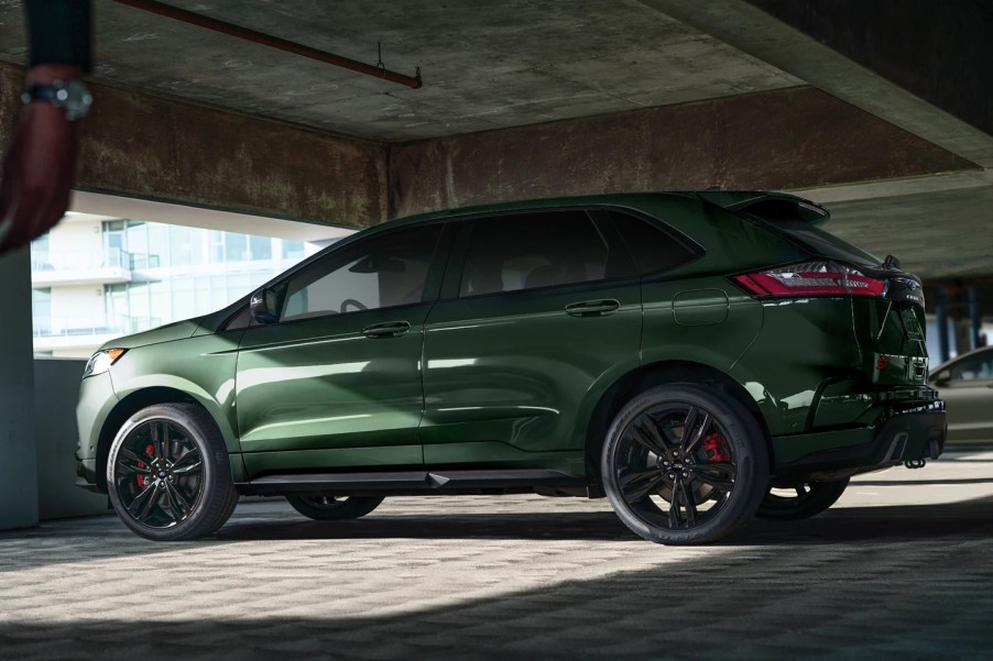 A green 2022 Ford Edge, what's new compared to the 2021 Ford Edge?