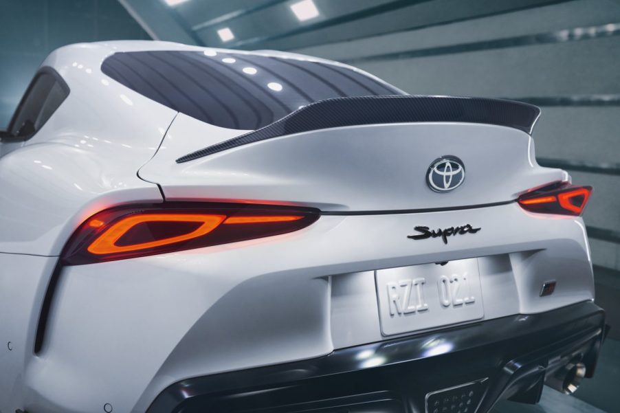 2022 Toyota Supra rear end