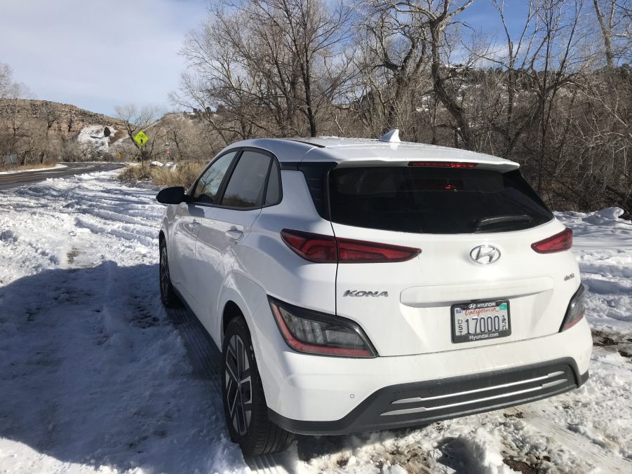 2022 Hyundai Kona Electric rear shot