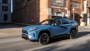 Toyota RAV4 problems are mostly absent from its most recent model year, with the pictured 2022 Toyota RAV4 XSE