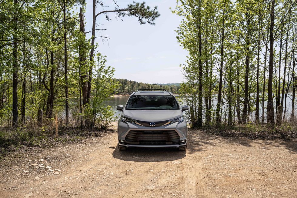 2022 Toyota Sienna off-roading 