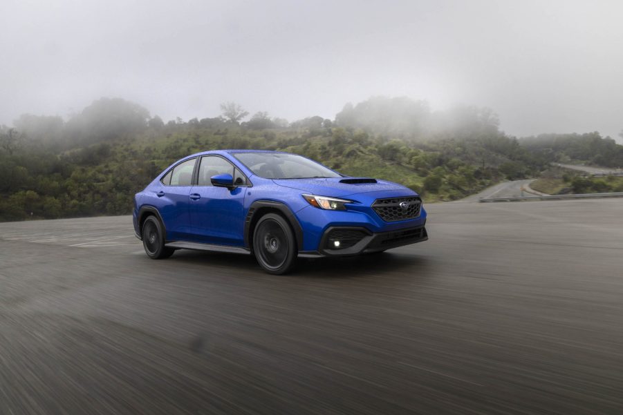 2022 Subaru WRX driving