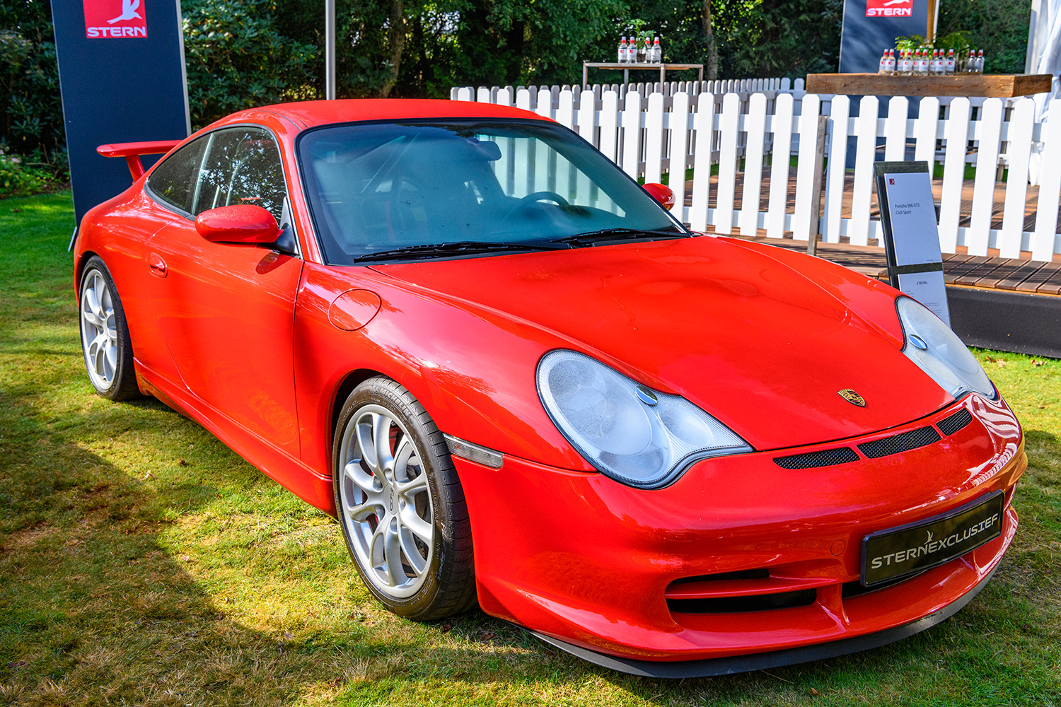 996 Porsche 911 GT3 front passenger shot at 2019 Concours d'Elegance at palace Soestdij