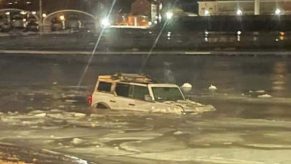 Ford Bronco in Ohio River