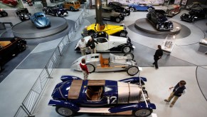 A view of the display floor at the Mullin Automotive Museum in Oxnard, California