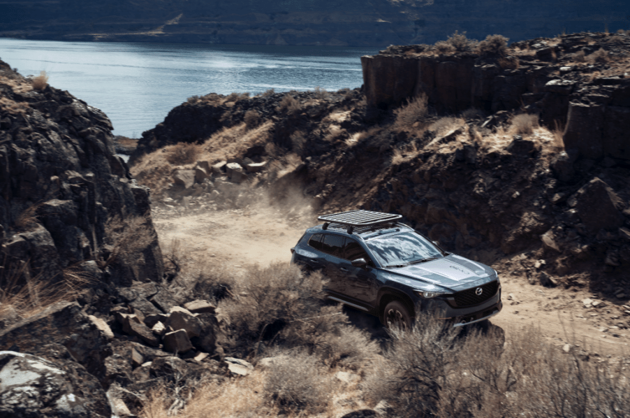 The 2023 Mazda CX-50 is an SUV ready for off-road situations.