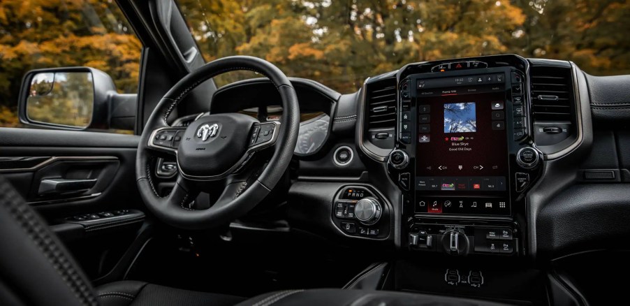 2022 Ram truck interior