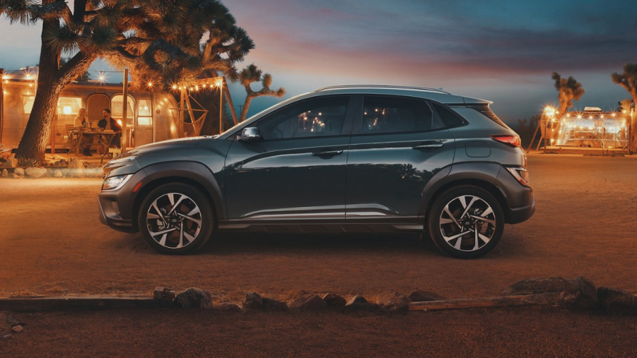 Side view of Cactus Fern 2022 Hyundai Kona