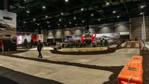 The Toyota Tundra test track at the 2022 Chicago Auto Show