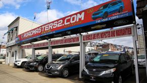 A used car sales dealership in Ridgewood, Queens, New York City