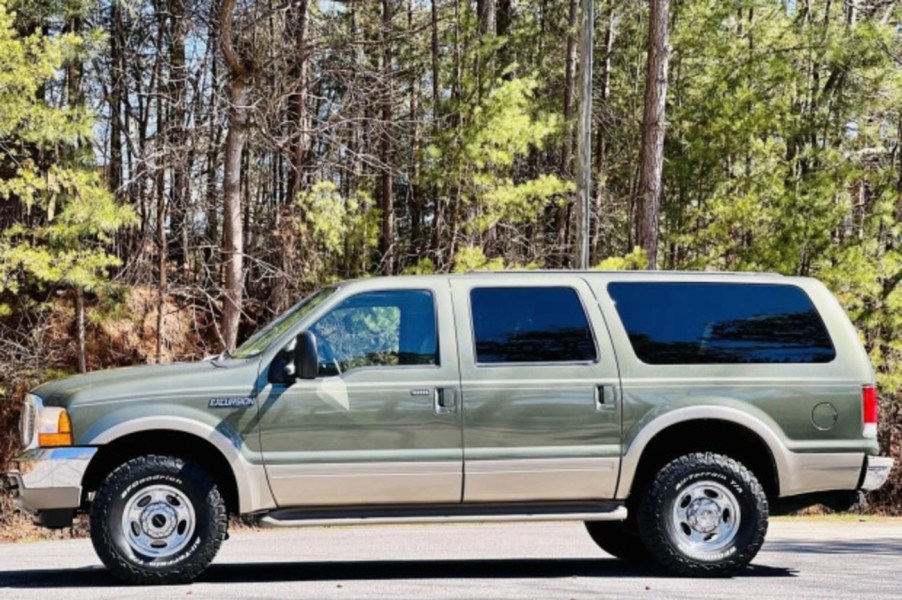 A 2000 Ford Excursion was a 22-year-old SUV that sold for $67,500 on bring a trailer.