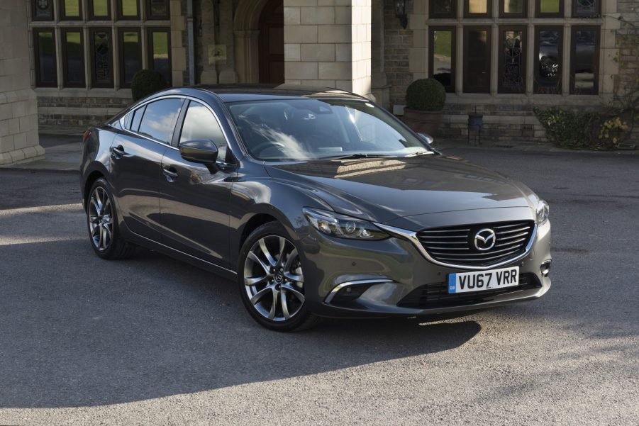 A 2017 Mazda6 in gray