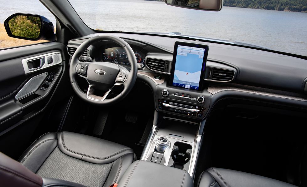 The 2021 Ford Explorer dash 