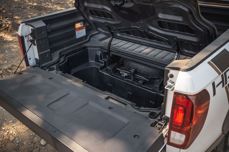 Honda Ridgeline truck bed trunk