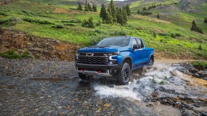 The 2022 Chevy Silverado ZR2 off-roading