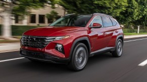 Red 2022 Hyundai Tucson SUV