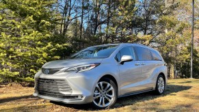 2022 Toyota Sienna parked near trees